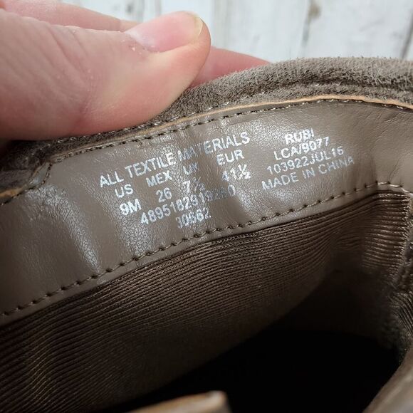 Jaclyn Smith Rubi Chunky Ankle Boots Taupe Size 9 - Picture 3 of 10